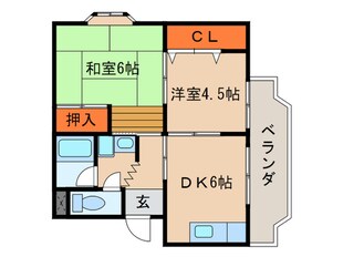 プレステ－ジ六地蔵の物件間取画像